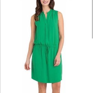 Hilary Radley green dress
